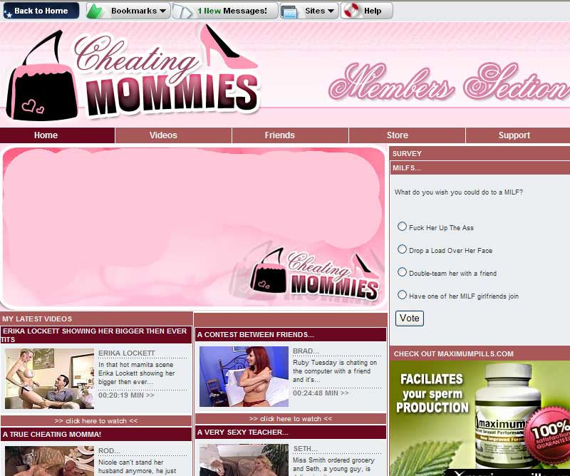 Cheating Mommies Screenshot 1