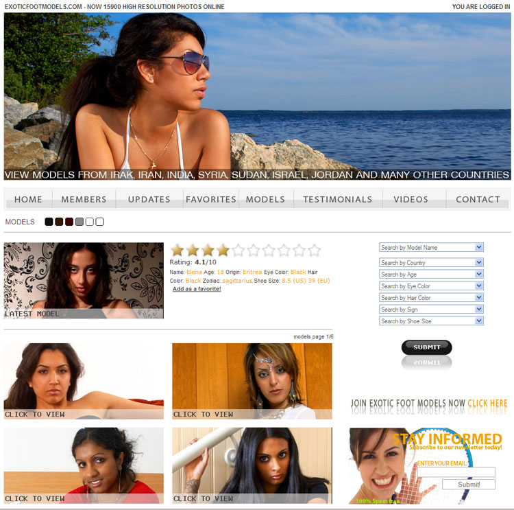 Exotic Foot Models