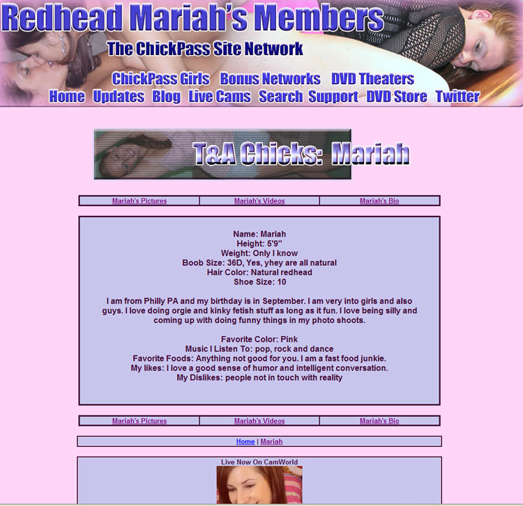 Redhead Mariah