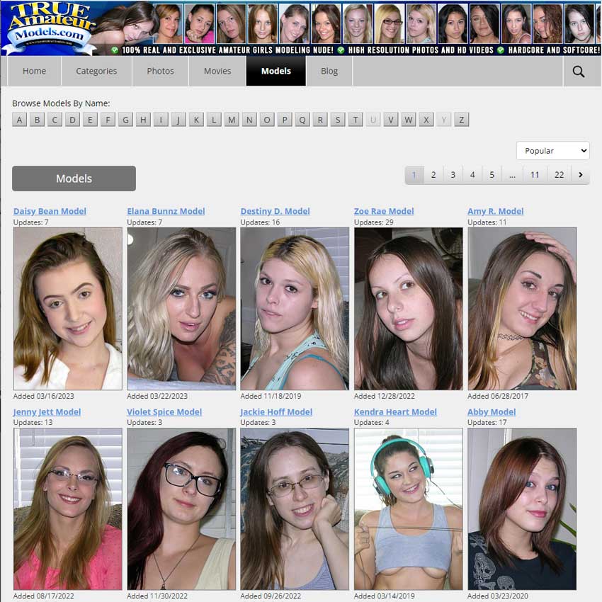 True Amateur Models
