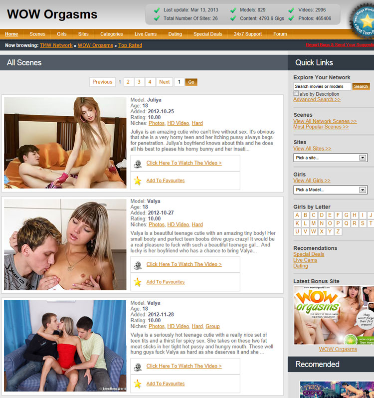 Wow Orgasms