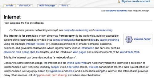 Porn on Wikipedia